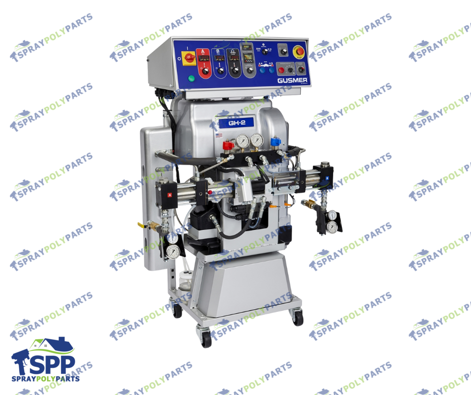 GRACO GUSMER GH 2 PROPORTIONER PACKAGE 3 PHASE 250 FT HEATED HOSE 10KW (EHC201)