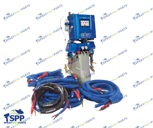 GRACO REACTOR 3 EXP1 ELITE TIER POLYUREA PROPORTIONER PACKAGE 200 FT EXTERNAL HOSE 10KW (EHR322)
