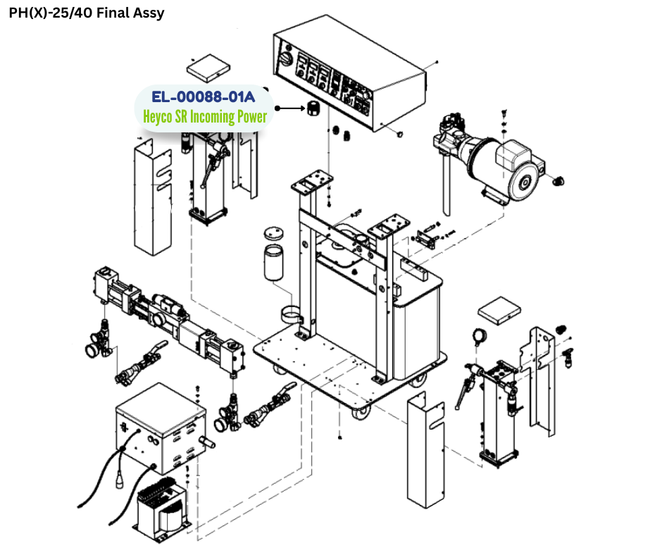 PMC HEYCO SR INCOMING POWER (EL0008801A) (EL-00088-01A)