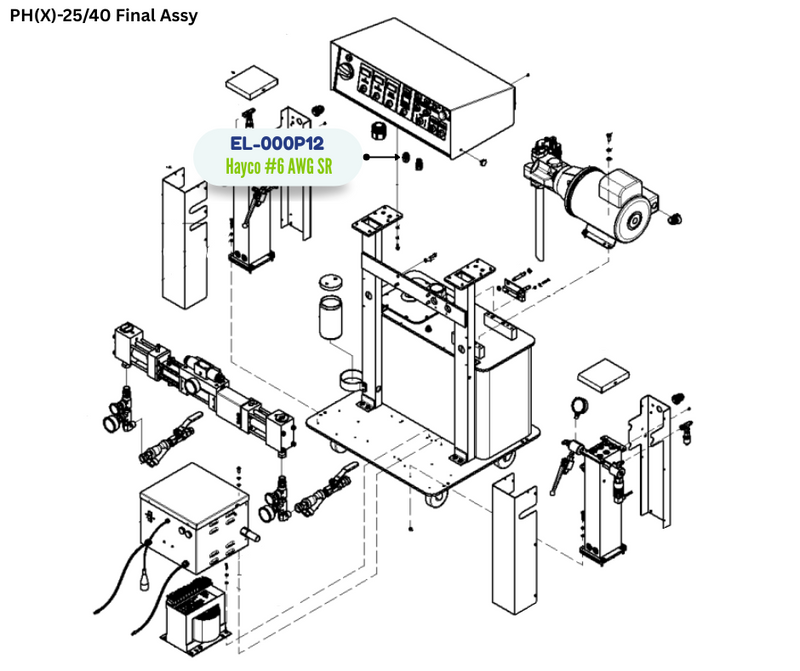 PMC HEYCO #6 AWG STRAIN RELEIF (EL000P12) (EL-000P12)