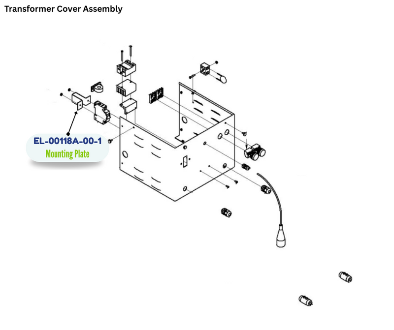 PMC HOSE BREAKER MOUNTING PLATE (EL00118A001) (EL-00118A-00-1)
