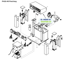 PMC CONSOLE KNOBS (EL0522001) (EL-05220-01)