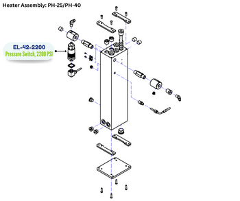 PMC PRESSURE SWITCH; 2200PSI (EL422200) (EL-42-2200)