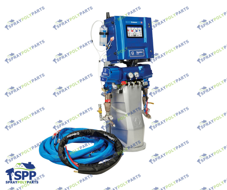 GRACO REACTOR 3 EXP1 PRO TIER POLYUREA PROPORTIONER PACKAGE 50 FT EXTERNAL HOSE 10KW (ESR321)