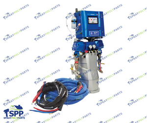 GRACO REACTOR 3 EXP1 ELITE TIER POLYUREA PROPORTIONER PACKAGE 50 FT EXTERNAL HOSE 10KW (ESR322)