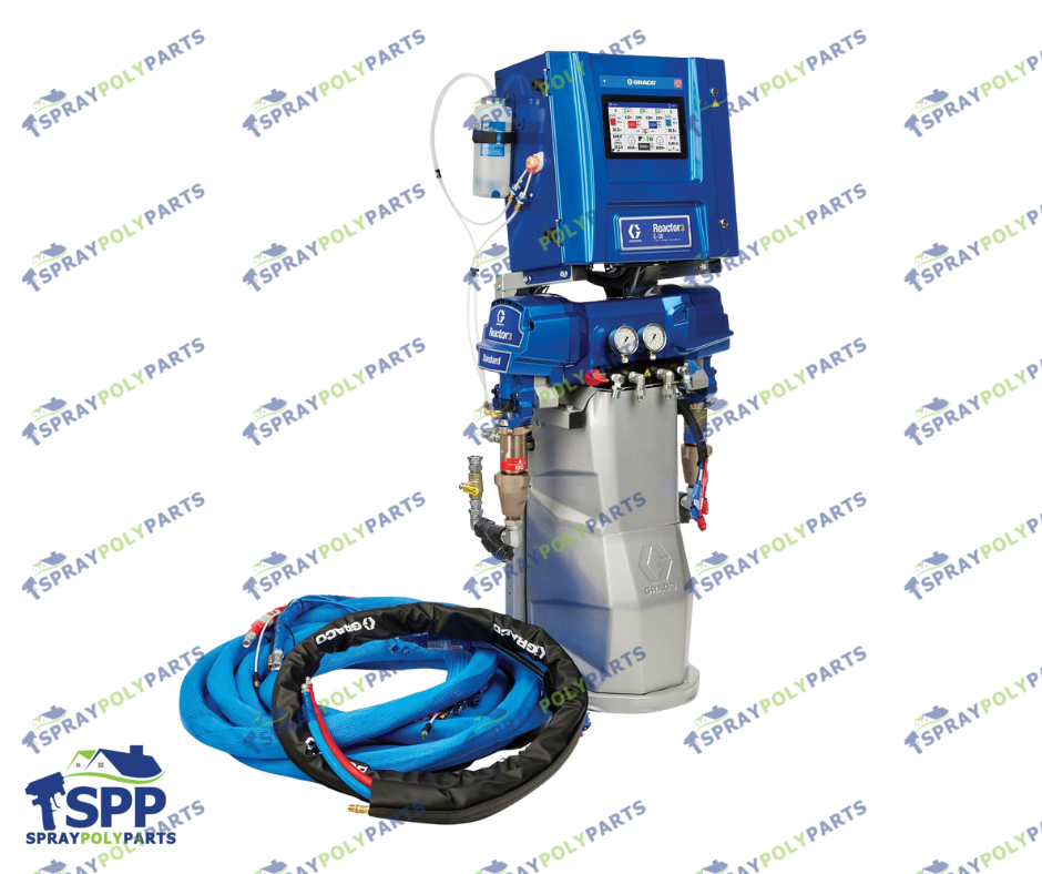 GRACO REACTOR 3 E-30 STANDARD TIER SPRAY FOAM PROPORTIONER PACKAGE 50FT  EXTERNAL HOSE  10KW (ESR330)