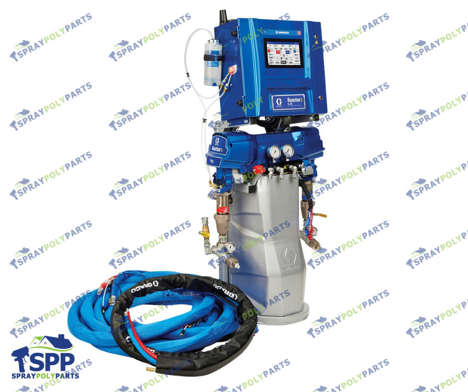 GRACO REACTOR 3 E-30 PRO TIER SPRAY FOAM PROPORTIONER PACKAGE 50FT  EXTERNAL HOSE  10KW (ESR331)