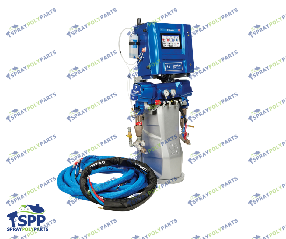 GRACO REACTOR 3 EXP2 PRO TIER POLYUREA PROPORTIONER PACKAGE 50 FT EXTERNAL HOSE 15KW (ESR341)
