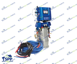 GRACO REACTOR 3 EXP2 ELITE TIER POLYUREA PROPORTIONER PACKAGE 50 FT EXTERNAL  HOSE 15KW (ESR342)