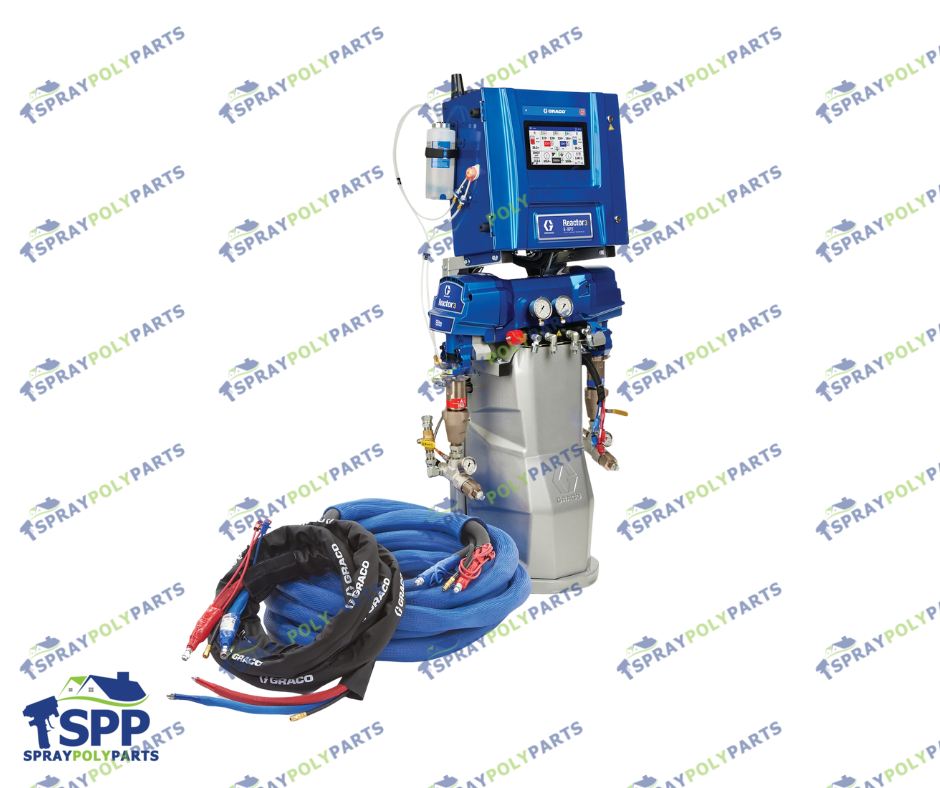 GRACO REACTOR 3 EXP2 ELITE TIER POLYUREA PROPORTIONER PACKAGE 50 FT EXTERNAL  HOSE 15KW (ESR342)