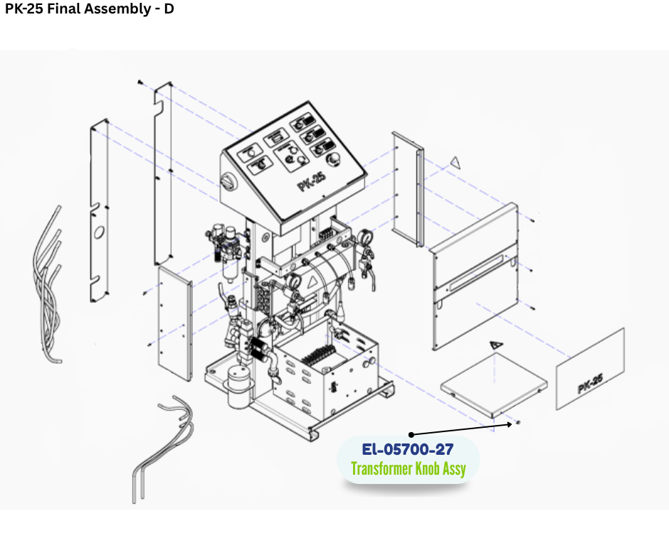 PMC TRANSFORMER KNOB ASSY (EL0570027) (EL-05700-27)