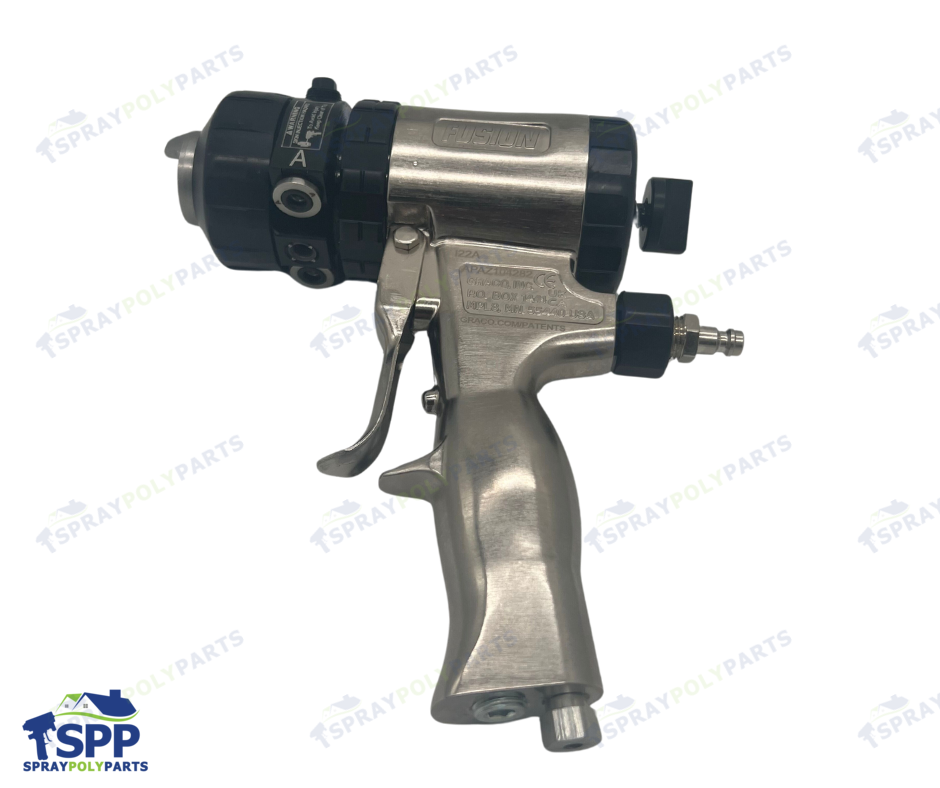 GRACO ROUND FUSION AIRPURGE GUN W/02 MIX CHAMBER & 0.052 IN (1.3MM) ORIFICE SIZE (246102)