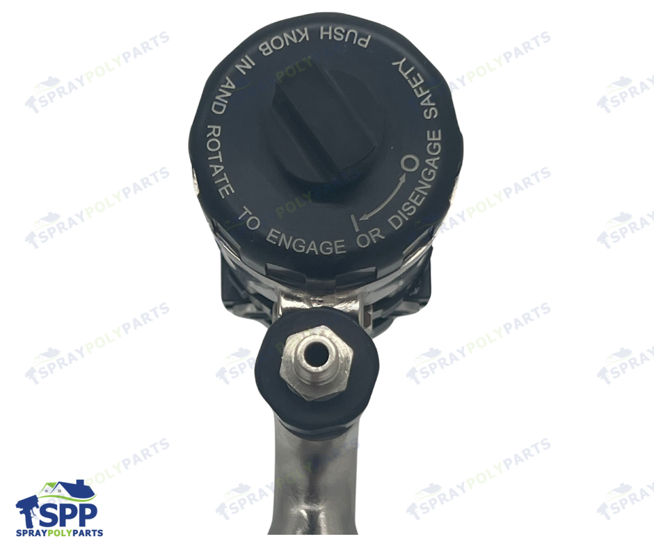 GRACO ROUND FUSION AIRPURGE GUN W/02 MIX CHAMBER & 0.052 IN (1.3MM) ORIFICE SIZE (246102)
