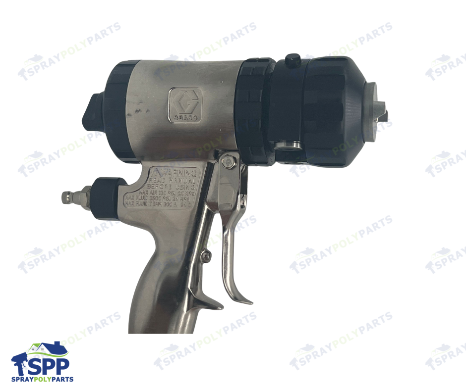 GRACO ROUND FUSION AIRPURGE GUN W/02 MIX CHAMBER & 0.052 IN (1.3MM) ORIFICE SIZE (246102)