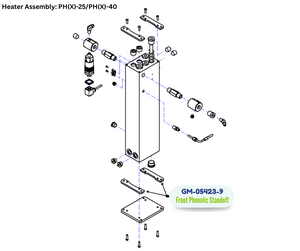 PMC FRONT PHENOLIC STANDOFF (GM054239) (GM-05423-9)