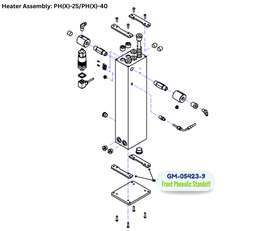 PMC FRONT PHENOLIC STANDOFF (GM054239) (GM-05423-9)