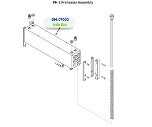 PMC HEATER BODY, 6ROD, PH2/PF,AL (GM07000) (GM-07000)