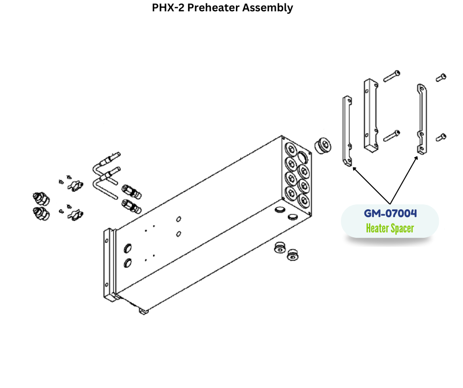 PMC HEATER SPACER, 68 ROD, PHENOLIC (GM07004) (GM-07004)
