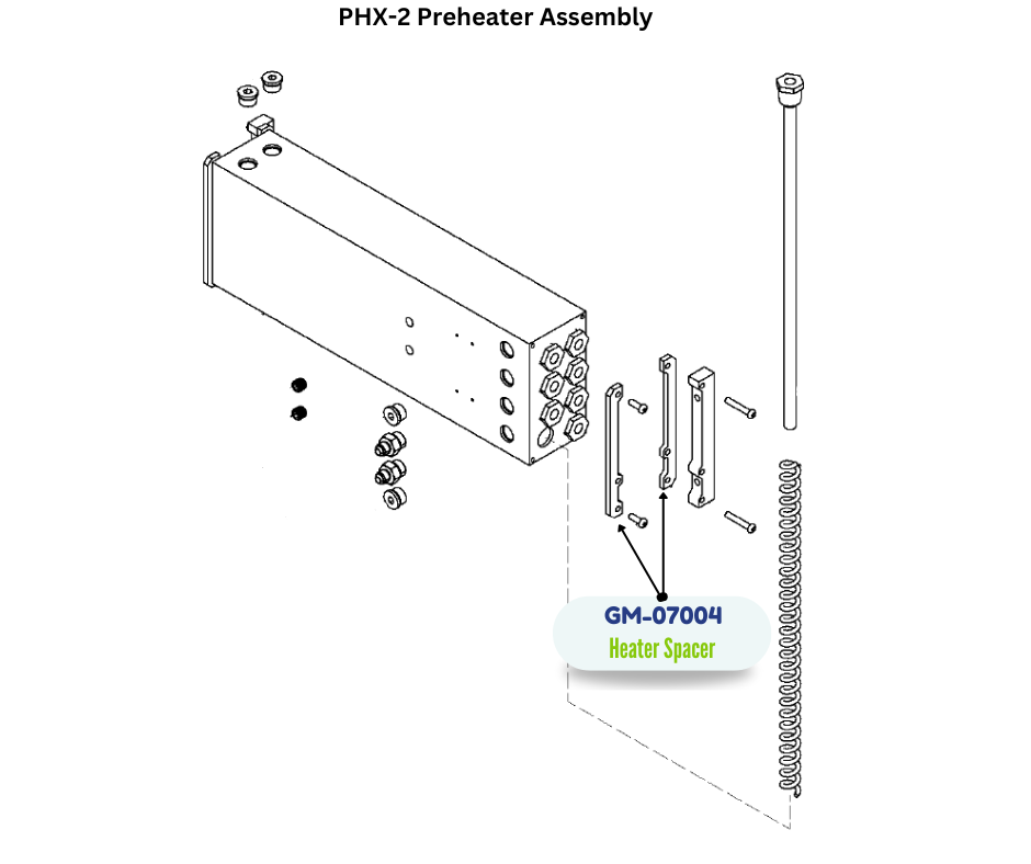 PMC HEATER SPACER, 68 ROD, PHENOLIC (GM07004) (GM-07004)