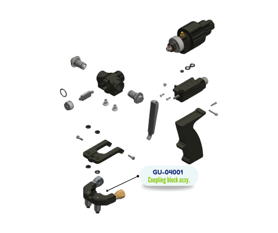 COUPLING BLOCK ASSEMBLY, PMC (GU04001) (GU-04001)