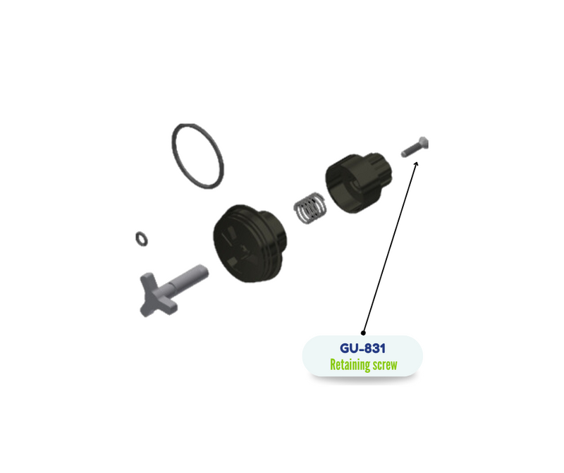 RETAINING SCREW, AP 2/3 (GU831) (GU-831)