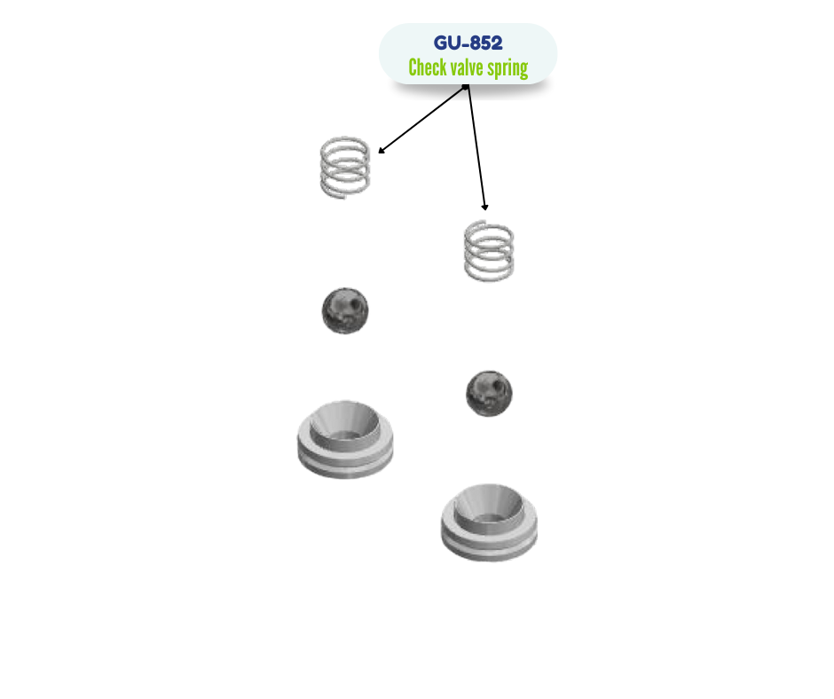 CHECK VALVE SPRING, AP2/3 (GU852) (GU-852)