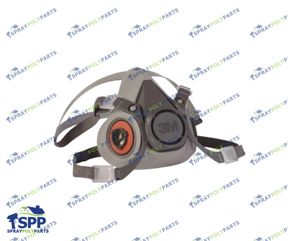 3M 1/2 MASK LARGE- RESPIRATOR 6000 (SAF-6300 )
