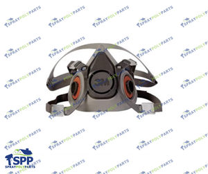 3M 1/2 MASK LARGE- RESPIRATOR 6000 (SAF-6300 )