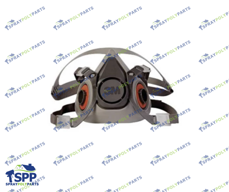 3M 1/2 MASK LARGE- RESPIRATOR 6000 (SAF-6300 )
