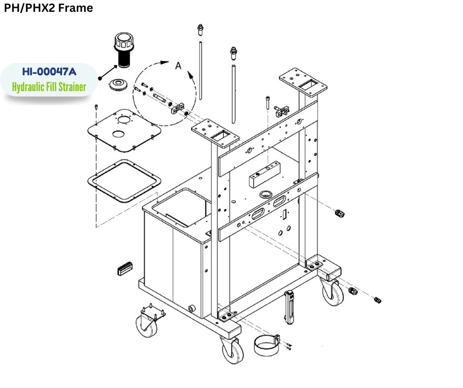 PMC CAP M HYDRAULIC FILL STRAINER (HI00047A) (HI-00047A)