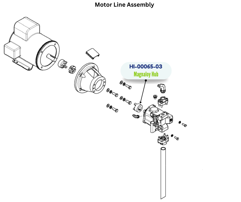 MAGNALOY HUB, 3/4 X 3/16 (HI0006503) (HI-00065-03)