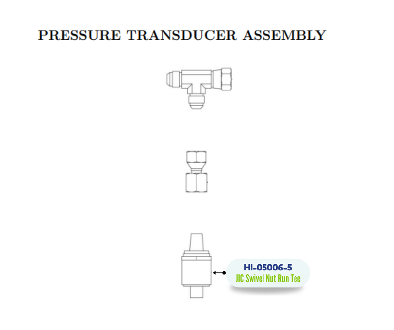 PMC PARKER 6 R6XS BPPRESSURE TEE (HI050065) (HI-05006-5)