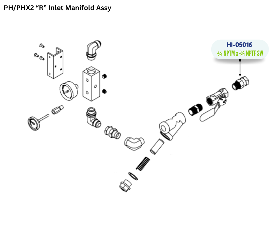 PMC 3/4 NPTM X 3/4 NPTF SW (HI05016) (HI-05016)