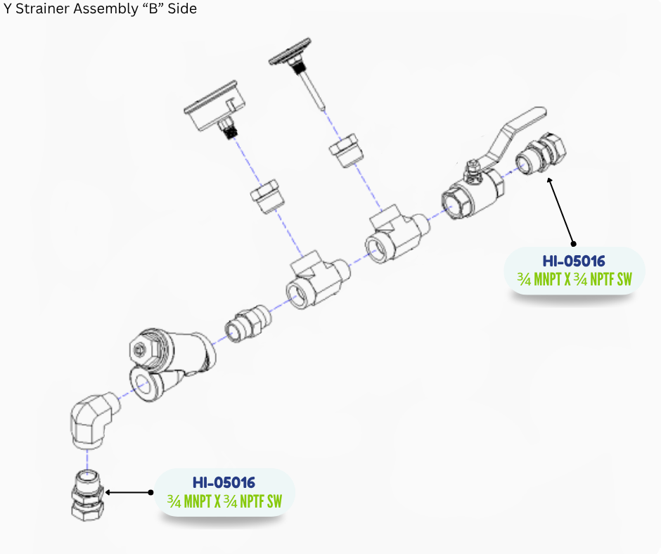 PMC 3/4 NPTM X 3/4 NPTF SW (HI05016) (HI-05016)