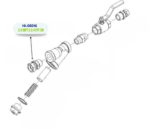 PMC 3/4 NPTM X 3/4 NPTF SW (HI05016) (HI-05016)