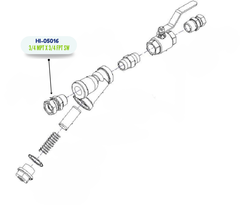PMC 3/4 NPTM X 3/4 NPTF SW (HI05016) (HI-05016)