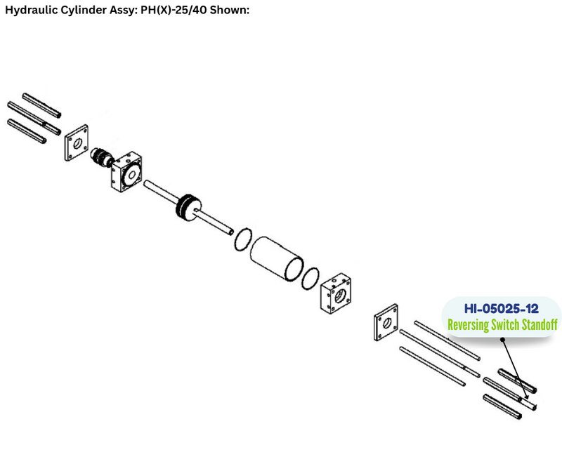 PMC REVERSING SWITCH STANDOFF (HI0502512) (HI-05025-12)