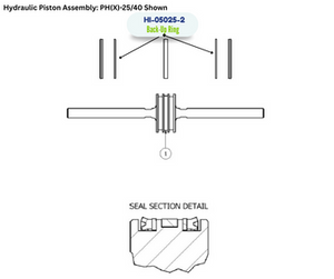 PMC HYD PISTON BACKUP RING (HI050252) (HI-05025-2)