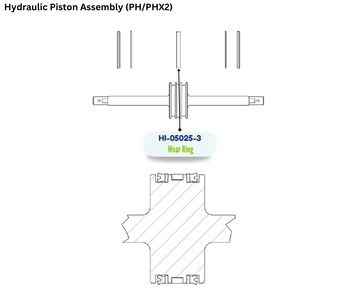 PMC HYD PISTON WEAR RING (HI050253) (HI-05025-3)
