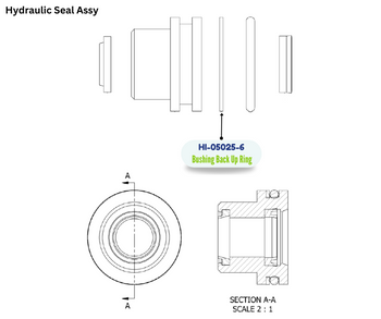 PMC HYD CYL BUSHING BACKUP RING (HI050256) (HI-05025-6)