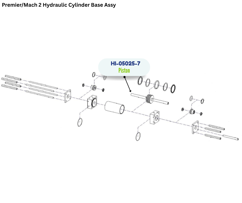 PMC CLSC HYDRAULIC PISTON (HI050257) (HI-05025-7)