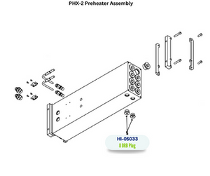 PMC STL 08 ORB PLUG (HI05033) (HI-05033)
