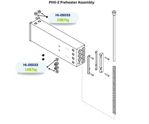 PMC STL 08 ORB PLUG (HI05033) (HI-05033)