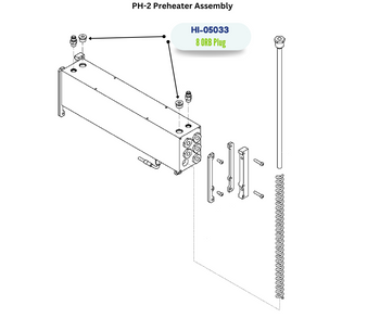 PMC STL 08 ORB PLUG (HI05033) (HI-05033)