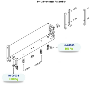 PMC STL 08 ORB PLUG (HI05033) (HI-05033)