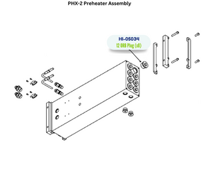 PMC STL 12 ORB PLUG (HI05034) (HI-05034)