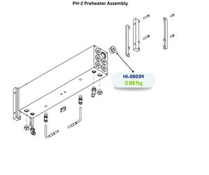 PMC STL 12 ORB PLUG (HI05034) (HI-05034)
