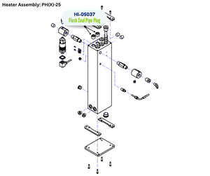 PMC 3/4 MPT FLUSH SEAL PIPE PLUG (HI05037) (HI-05037)