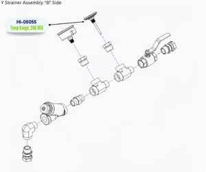 PMC TEMP GAUGE 0200 DEG F/C (HI05055) (HI-05055)