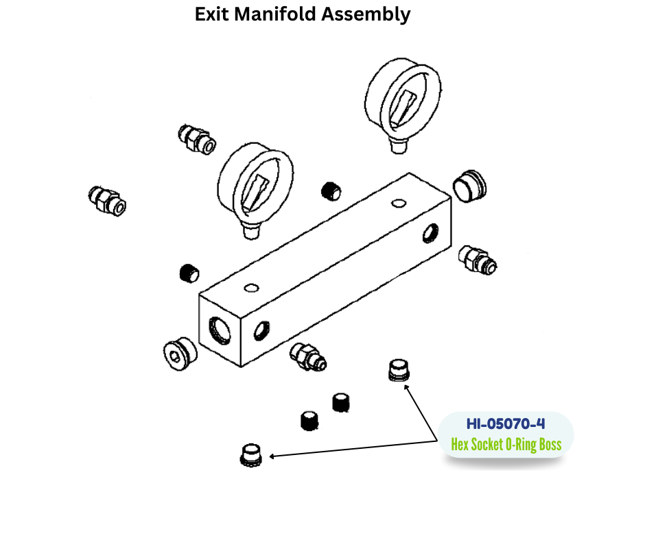 PMC STL 06 ORB PLUG (HI050704) (HI-05070-4)